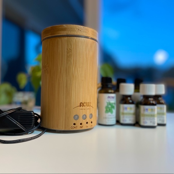 NOW Solutions Bamboo Oil Diffuser with Essential Oils - Picture 3 of 5